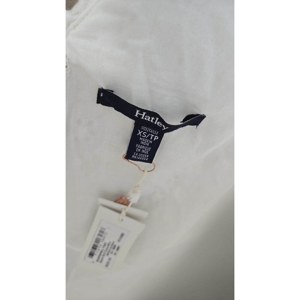 NWT Womens Hatley Eyelet Lace Shift Sundress White Size XS Knee Length MSRP $99 - Picture 4 of 10
